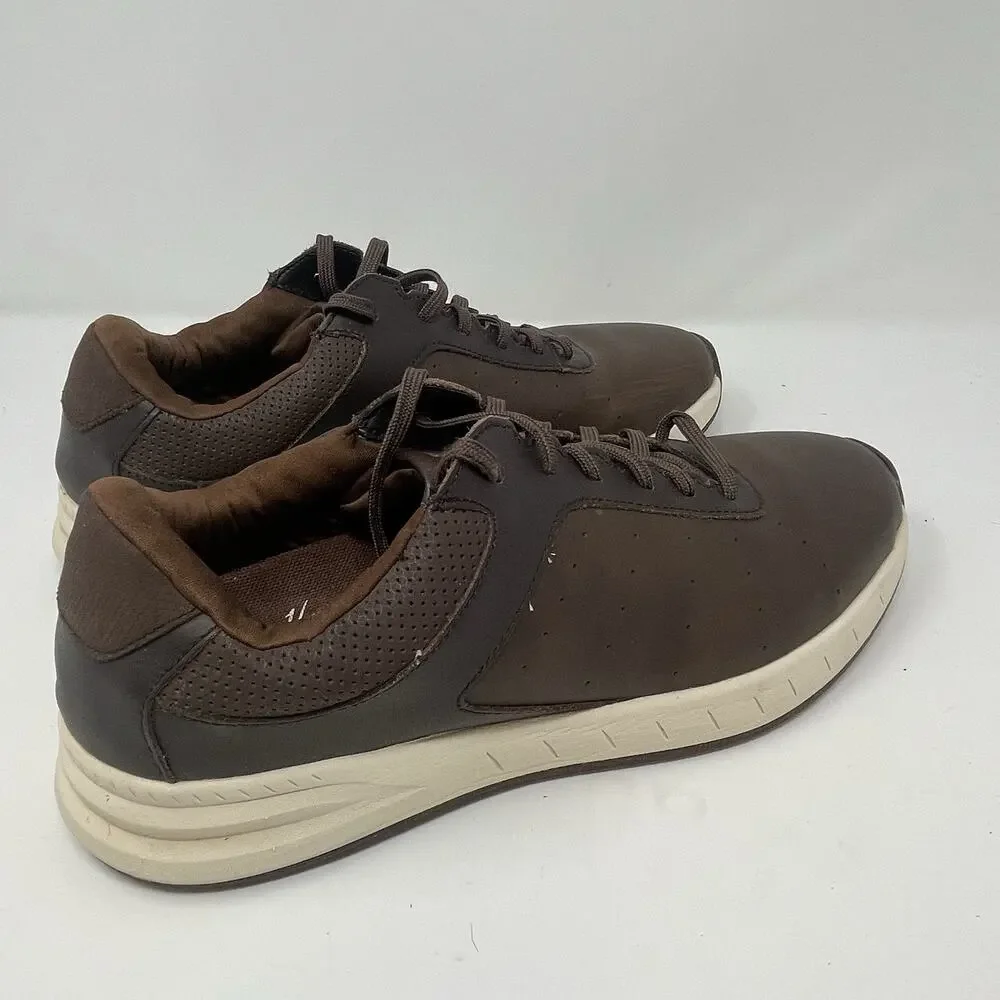 Walter Hagen Golf Shoes Spikeless, Ortholite, Brown Leather, Casual Mens 12